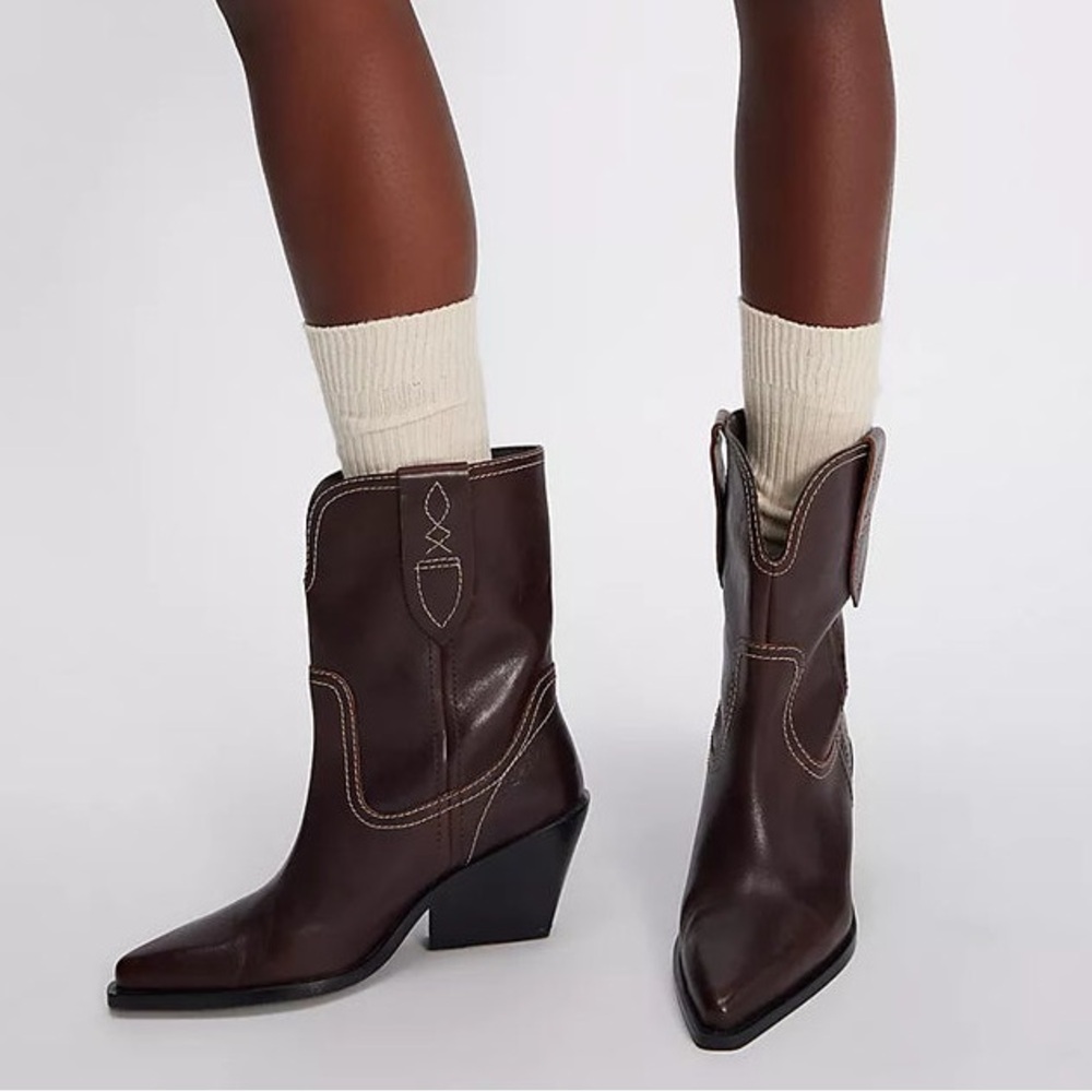 Free People Pitchfork Point Western Boots